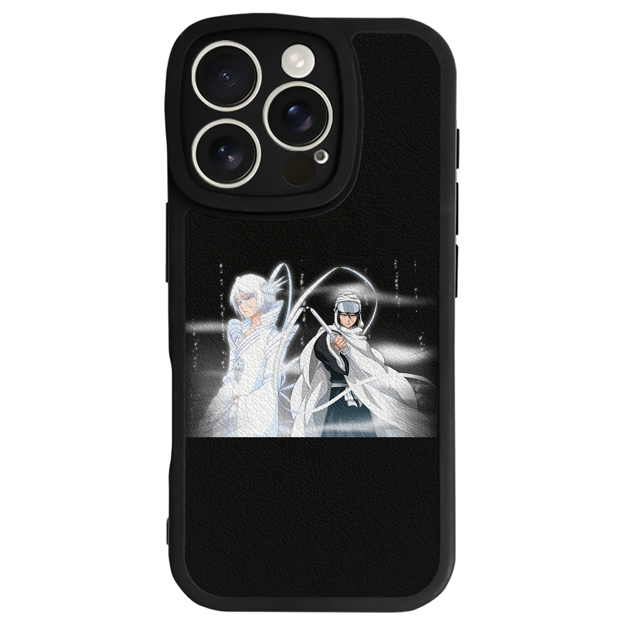 （画像用） ブリーチ 朽木ルキア BLEACH Kuchiki Rukia 【iPhone 16シリーズ対応】シリコンスマホケース（レザー調） 材質：シリコン